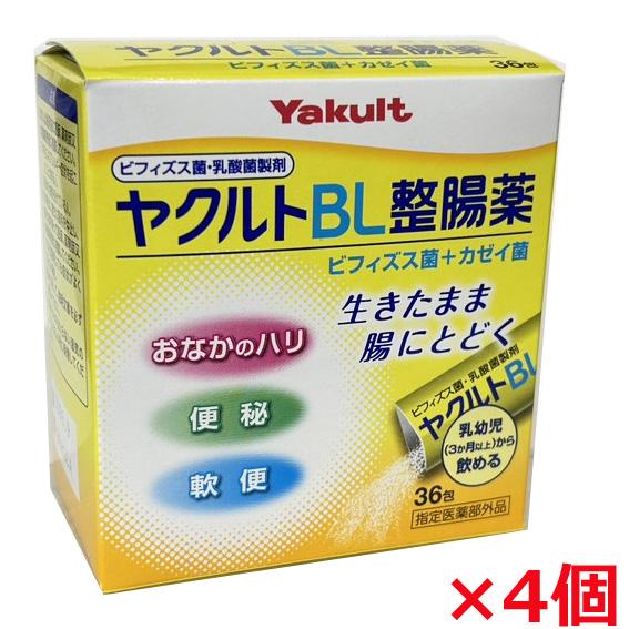 他サイト： 【4個セット】【指定医薬部外品】ヤクルトBL整腸薬 36包×4個の商品画像