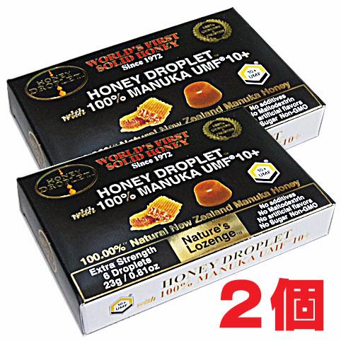 他サイト： 【2個セット】【メール便発送】ハニードロップレット100%UMF マヌカハニー(37ハニー)10+(のど飴) x1箱(6粒入り)の商品画像