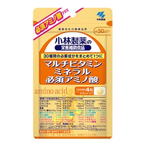 他サイト： 【メール便発送】小林製薬 栄養補助食品 マルチビタミン ミネラル 必須アミノ酸 120粒 約30日分の商品画像