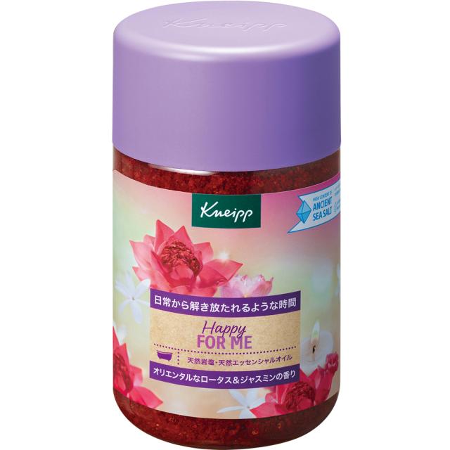 他サイト： クナイプ バスソルト ハッピーフォーミー ロータス&ジャスミンの香り 850g KNEIPP ドイツが生んだハーバルブランドの商品画像