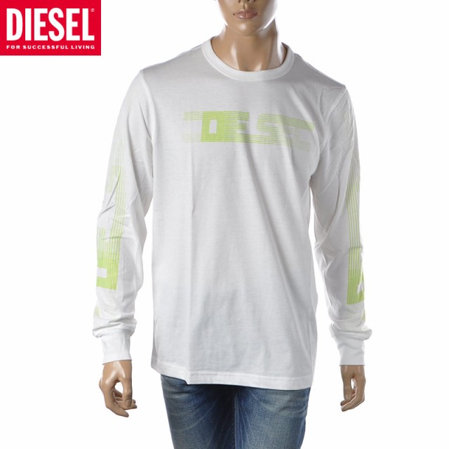 ディーゼル DIESEL クルーネックTシャツ 長袖 メンズ ブランド ロンＴ