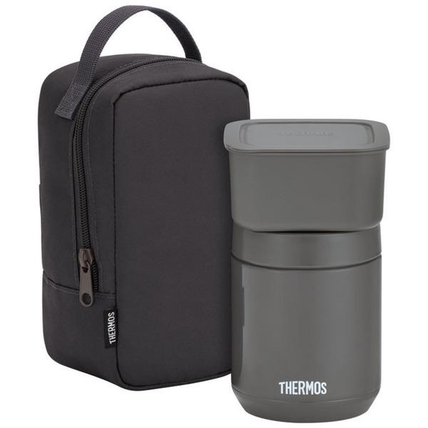 他サイト： サーモス 400ml スープジャー 真空断熱スープランチセット ダークグレー JEE-800 サーモス THERMOS スープジの商品画像