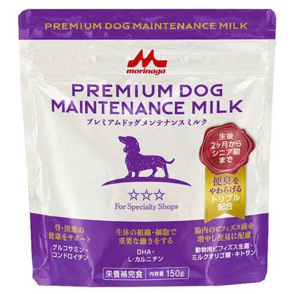 他サイト： ミルク 犬用 ペット プレミアムドッグメンテナンスミルク 150g ミルク 粉 栄養補助 食欲不振 ドッグ 犬 犬用ミルクの商品画像