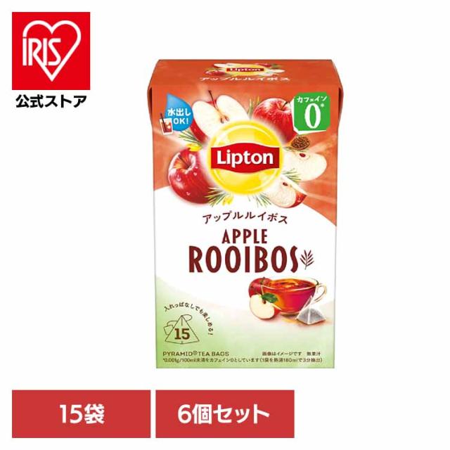 他サイト： リプトン アップルルイボス ティーバッグ 15袋×6個 キーコーヒー ルイボスティー ティーバッグ リプトン アップルティー カの商品画像