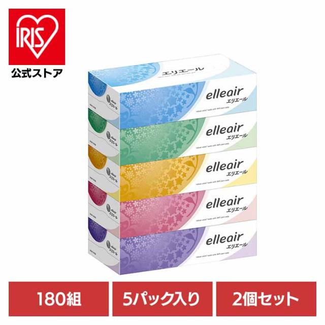 他サイト： 【2個セット】大王製紙 エリエールティッシュ180W 5P 大王製紙 DC ティッシュ 大王製紙 エリエール 180組 5個 テの商品画像