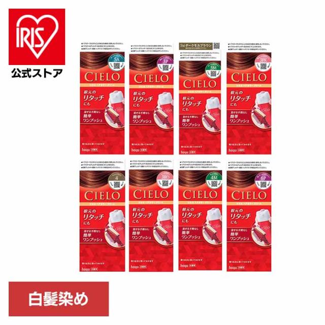 他サイト： ヘアカラー EXクリーム ヘアカラー ホーユー シエロ CIELO 白髪染め クリーム ワンプッシュ アッシュブラウン フローラの商品画像