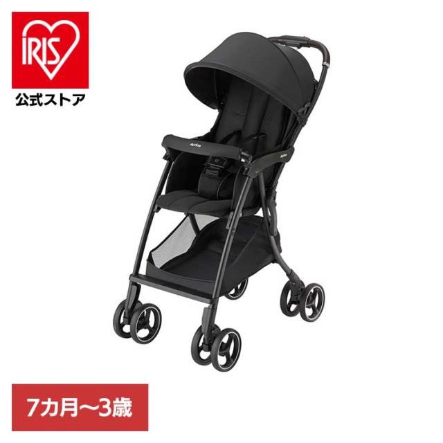 他サイト： アップリカ ベビーカー 4輪フリー ファーストベビーカー A型ベビーカー ベビー用品 マジカルエアー フリー AB ブラック Aの商品画像