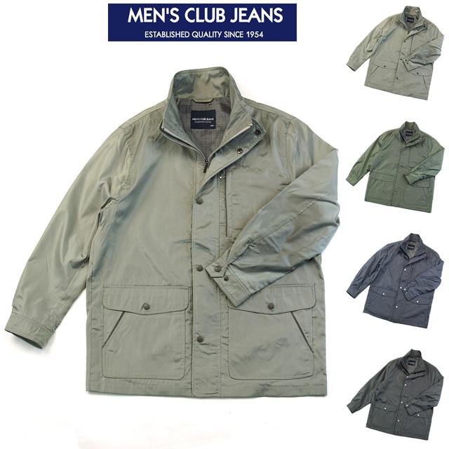 ハーフコート メンズ カジュアル ウインドブレーカー 裏付き 撥水 2重