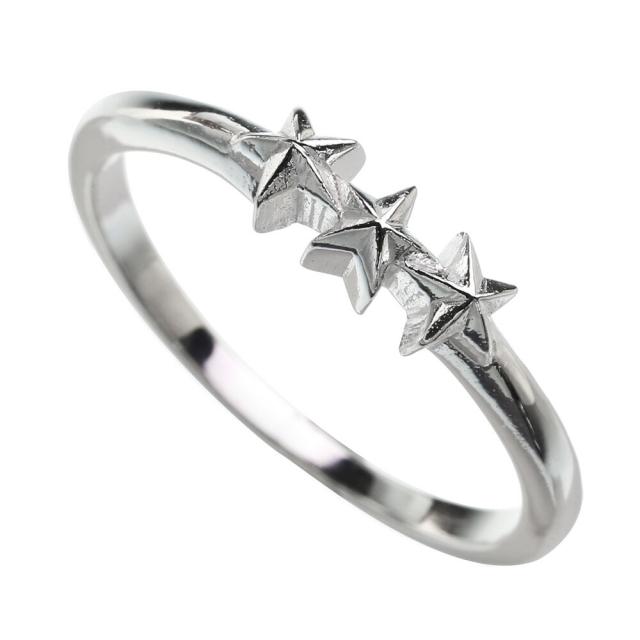 マイクロ スリー スター リング メンズ 指輪 メンズ レディース 星 シルバー925 アクセサリー Bar 0142の通販はau Pay マーケット シルバーアクセサリーbinich