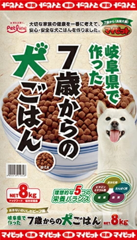 他サイト： ペットライン マイビット 7歳から 高齢犬用 8kgの商品画像