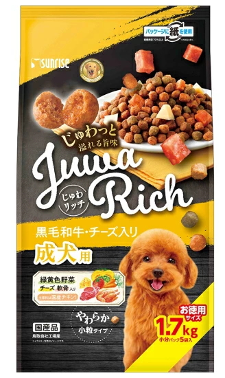 他サイト： サンライズ じゅわリッチ 黒毛和牛・チーズ入り 1.7kgの商品画像
