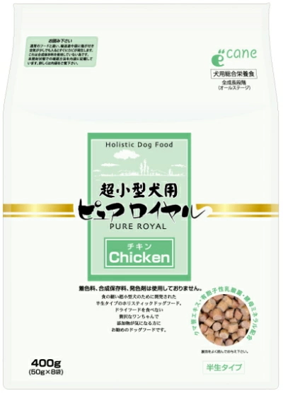 他サイト： ジャンプ 超小型犬用ピュアロイヤル チキン 400gの商品画像