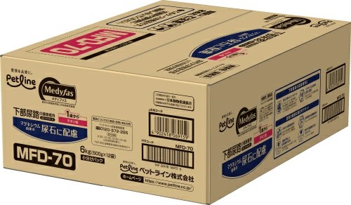 他サイト： ペットライン メディファス 1歳から チキン味 6kg MFD−70 の商品画像