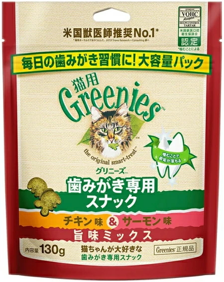 他サイト： マース グリニーズ猫用 チキン味&サーモン味 旨味ミックス 130gの商品画像