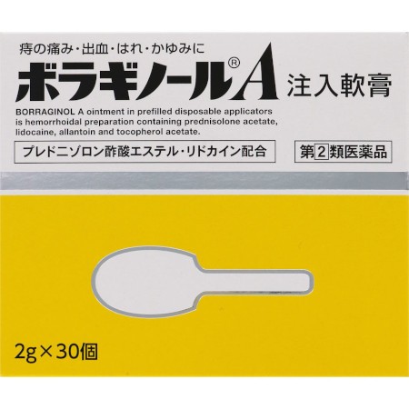 他サイト： 【第(2)類医薬品】ボラギノールA注入軟膏 2g×30個入(4987978101051)の商品画像