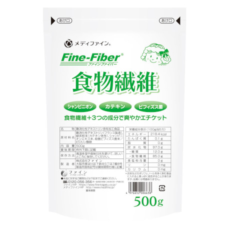他サイト： 食物繊維 500g(4976652006638)の商品画像