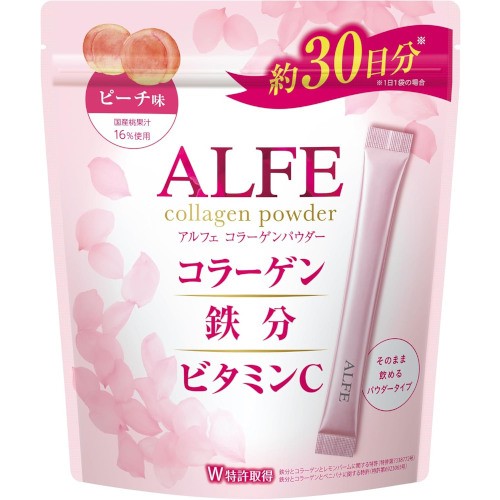 他サイト： アルフェ コラーゲンパウダー 30袋入(4987306025967)の商品画像