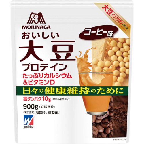 他サイト： おいしい大豆プロテイン<コーヒー味> 900g(4902888728358)の商品画像