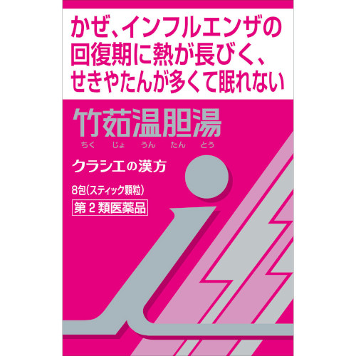 他サイト： 【第2類医薬品】「クラシエ」漢方竹茹温胆湯エキス顆粒i 8包【定形外郵便】(4987045054556)の商品画像