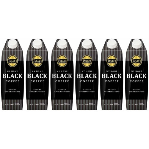 他サイト： タリーズコーヒー ブラック MY HOME キャップ付き 紙パック 6本(4901085630723)の商品画像