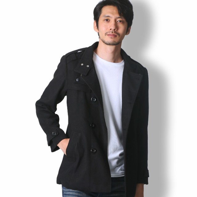 Buzz Wear トレンチコート メンズ 秋冬春用 黒 グレー M Xlの通販はau