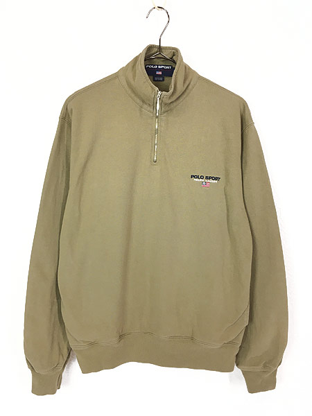 古着 Polo Sport Ralph Lauren ポロスポ ワンポイント 刺しゅう ハーフ ジップ スウェット トレーナー S 古着の通販はau Pay マーケット 古着屋ドラセナ
