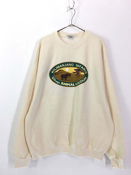 古着 90s Usa製 Disney Animal Kingdom ディズニー パーク スウェット トレーナー Xxl 古着の通販はau Pay マーケット 古着屋ドラセナ