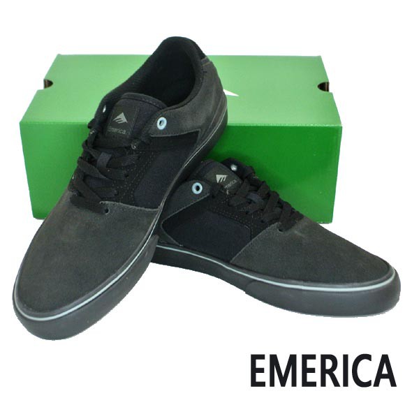 Emerica エメリカ The Low Vulc Grey Black Blue 靴 スケートボードシューズ スニーカー 034 サイズのある場合のみ交換可能 返品キャンの通販はau Pay マーケット サーフィンワールド