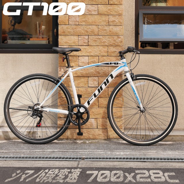 クロスバイク 自転車 700×28C シマノ6段変速 キ...