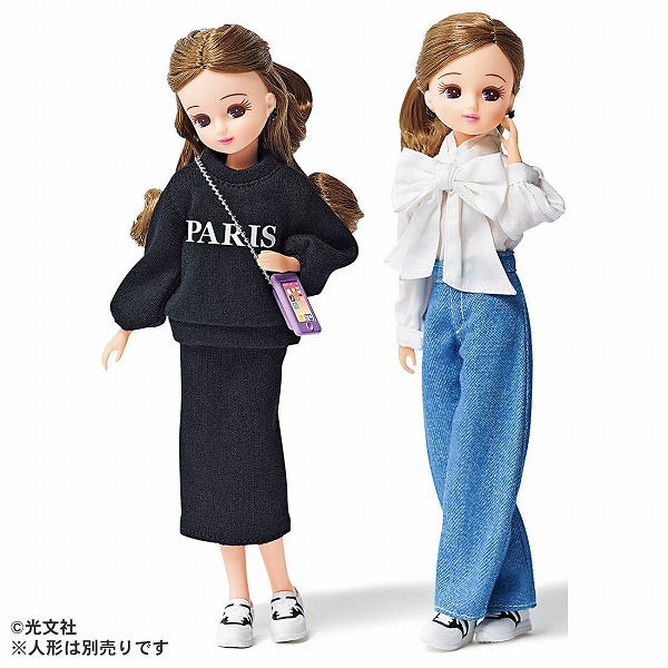 他サイト： リカちゃん LW-20 VERYコラボ コーディネートドレスセット タカラトミー おもちゃ プレゼント ギフト 着せ替え人形の商品画像