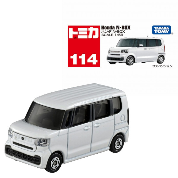 他サイト： トミカ No.114 ホンダ N-BOX 箱 タカラトミー おもちゃ プレゼント ギフト ミニカーの商品画像