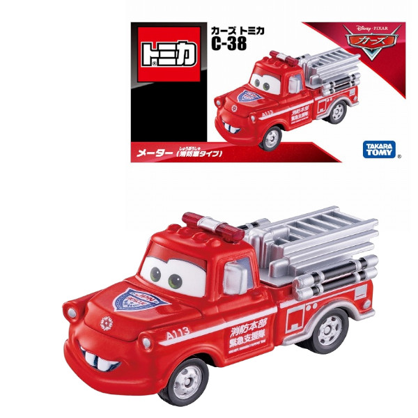 他サイト： カーズ トミカ C-38 メーター 消防車タイプ タカラトミー おもちゃ ギフト プレゼント ミニカーの商品画像