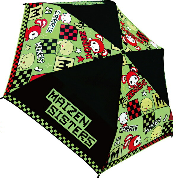 他サイト： 折畳傘 まいぜんシスターズ 90406 ジェイズプランニング かさ カサ キッズ 子供傘 キャラクター傘 通学 梅雨 雨の日 おの商品画像