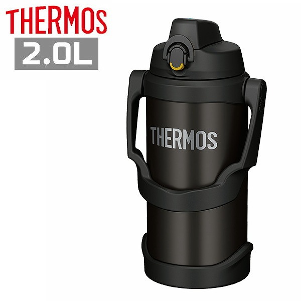 他サイト： サーモス 真空断熱スポーツジャグ 2.0L ブラック FJQ-2000 BK 水筒 保冷 ラク持ちハンドル ステンレスボトル Tの商品画像