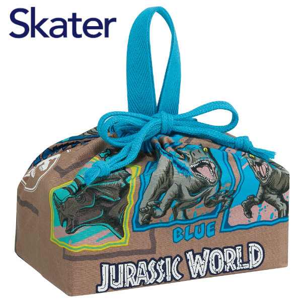 他サイト： メール便送料無料 ランチ巾着 ジュラシックワールド KB7 スケーター 日本製 子供用 キッズ キャラクター かわいい 保育園 の商品画像