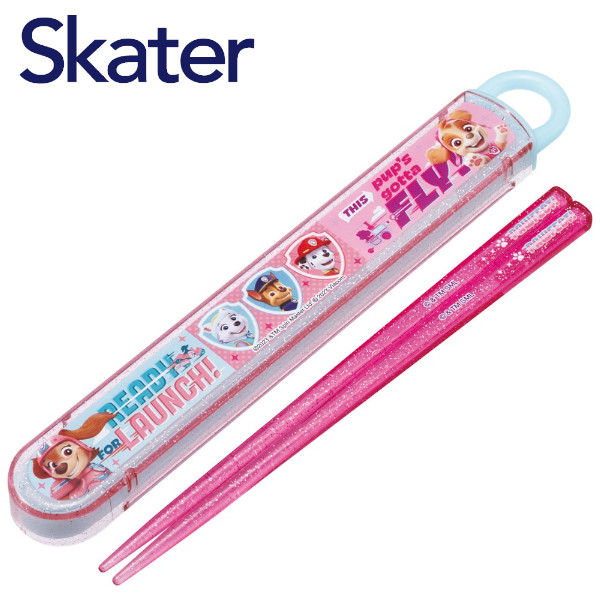 他サイト： メール便送料無料 抗菌 食洗機対応 箸箱 セット パウ・パトロール ABS2AMAG スケーター お箸セット 箸入れ 抗菌 カトの商品画像