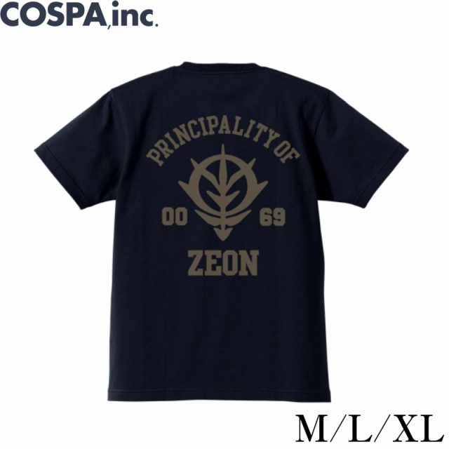 機動戦士ガンダム グッズ 服 ジオン軍ヘビーウェイトtシャツ 黒 公式 Cospa コスパ 洋服の通販はau Pay マーケット インターネットショップallcam