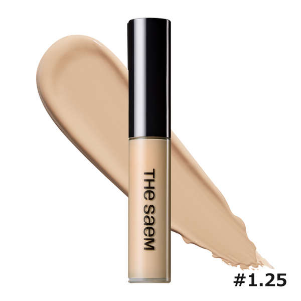 他サイト： THE SAEM ザセム カバーパーフェクションチップコンシーラー #1.25 Light Beige SPF28 PA++ 6の商品画像