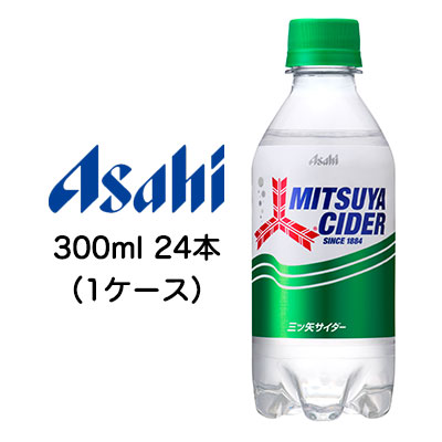 他サイト： [取寄] アサヒ 三ツ矢 サイダー 300ml PET 24本 (1ケース) 送料無料 42004の商品画像