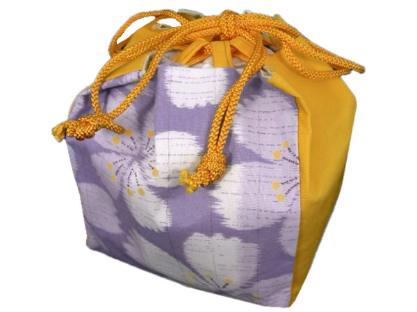 和装バッグ 利休バック 金襴織物 桜柄 お茶会 結婚式 お宮参り 32 和装