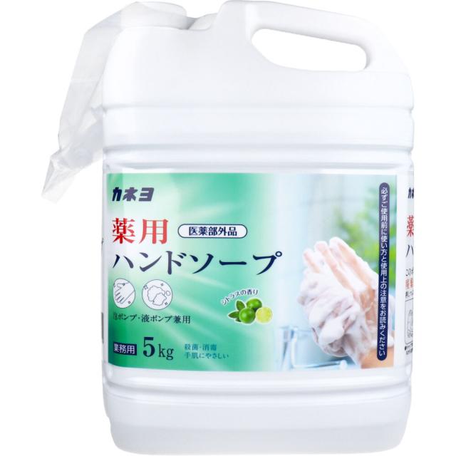 他サイト： 【業務用】 薬用ハンドソープ 泡ポンプ・液ポンプ兼用 シトラスの香り 5kgの商品画像