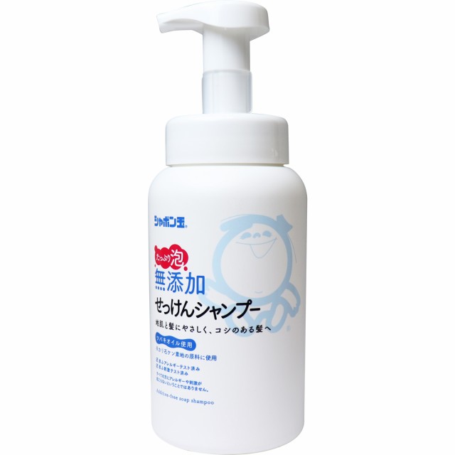 他サイト： シャボン玉 無添加せっけんシャンプー 泡タイプ 520mLの商品画像