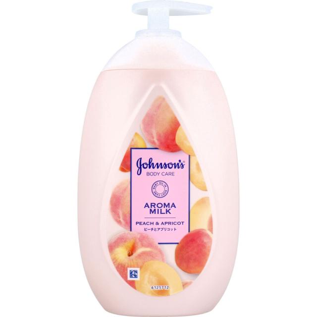 他サイト： ジョンソンボディケア ラスティングモイスチャー アロマミルク ピーチとアプリコットの香り 500mLの商品画像