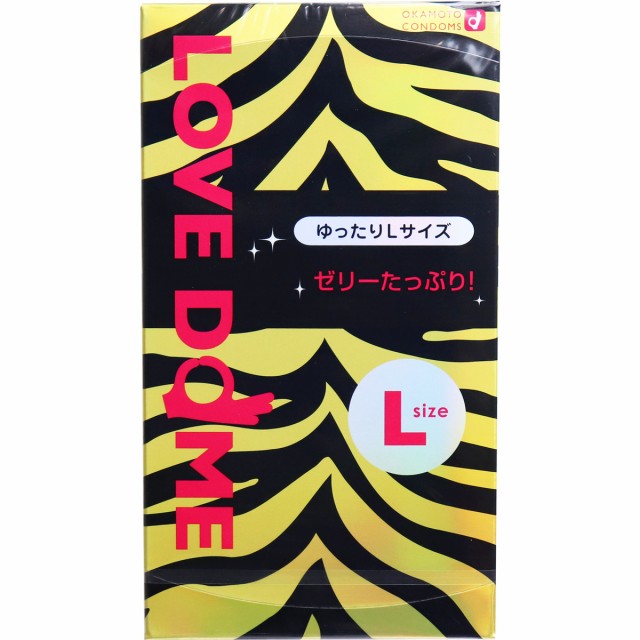 他サイト： オカモト LOVE DOME(ラブドーム) タイガーコンドーム Lサイズ 12個入の商品画像