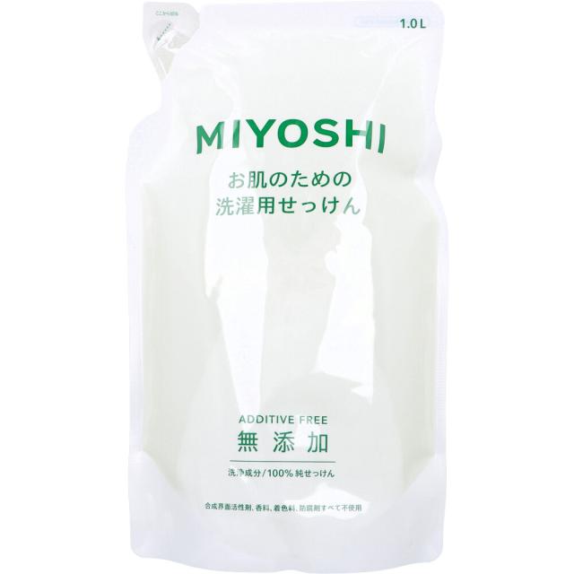 他サイト： 無添加 お肌のための洗濯用せっけん 詰替用 1Lの商品画像