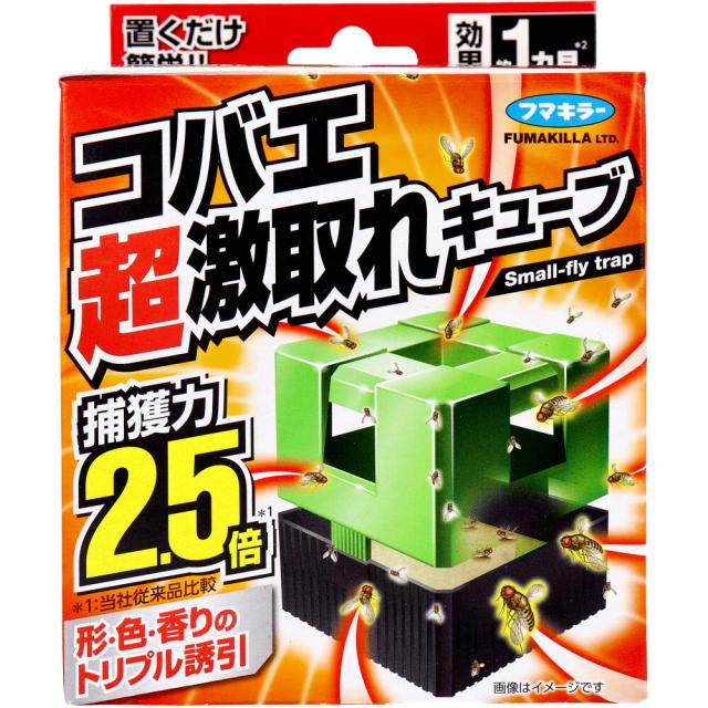 他サイト： フマキラー コバエ超激取れキューブ 1個入の商品画像