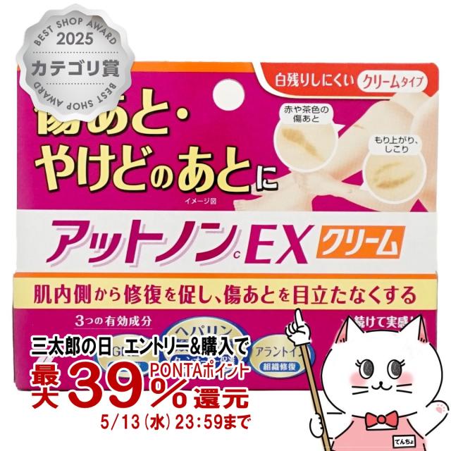 他サイト： 【第2類医薬品】アットノンEXクリーム 15g[皮膚の薬][小林製薬株式会社][メール便発送OK](6045397)の商品画像