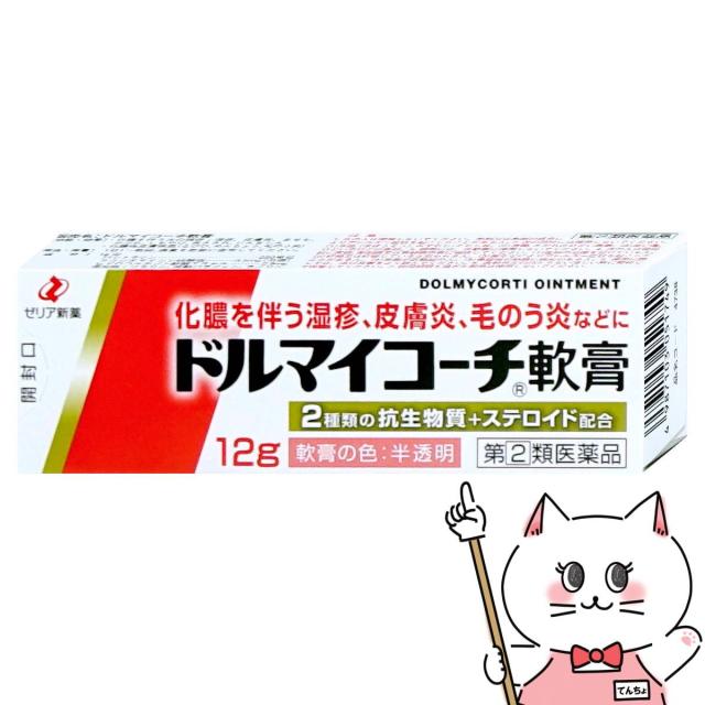 他サイト： 【指定第2類医薬品】ドルマイコーチ軟膏 12g[ゼリア新薬][皮膚の薬][メール便発送OK](6064220)の商品画像