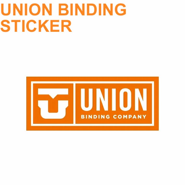 Union ユニオン ビンディング ステッカー Logo ロゴ Lサイズ