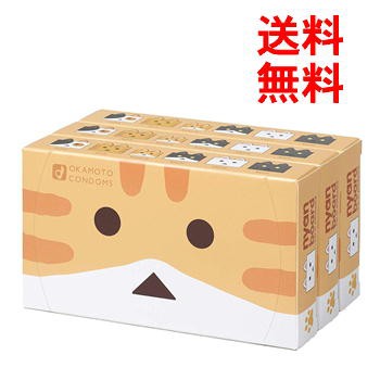 送料無料 ネコポス便発送 オカモトコンドーム ニャンボー 12個 3箱セット 合計36個 の通販はau Pay マーケット ドラッグストアマツダ